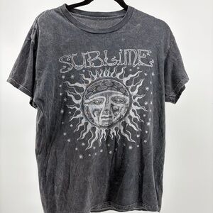 Sublime Graphic T-Shirt, Mineral Wash Gray Size Medium